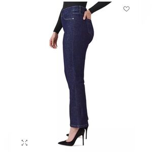 SPANX Shape Raw Indigo Straight Pull Up Jeans Sz. M= 8